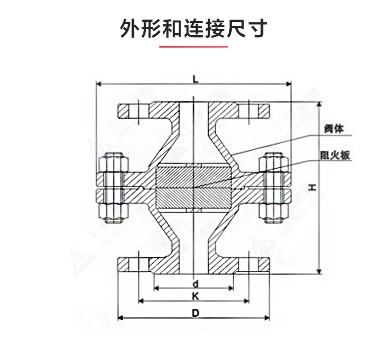 GZW-1铸钢管道阻火器_开云手机平台（China）官方网站结构图.jpg